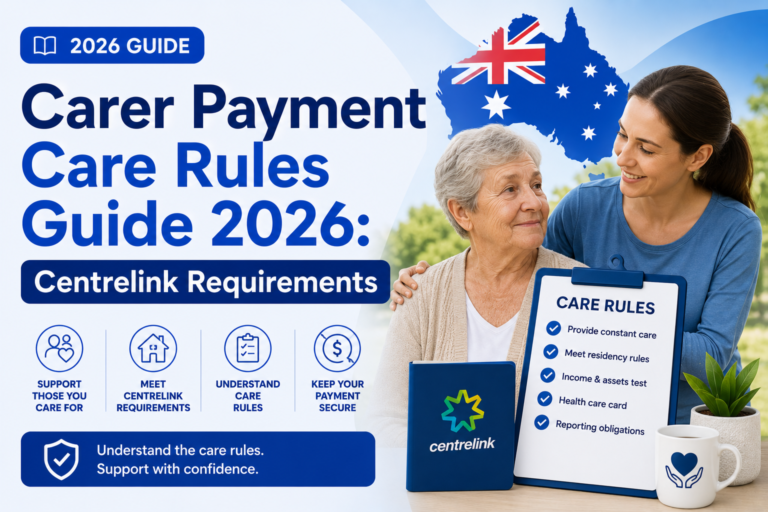 Carer Payment Care Rules Guide 2026: Centrelink Requirements