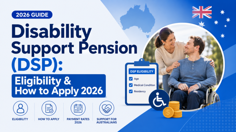 Disability Support Pension (DSP): Eligibility & How to Apply 2026