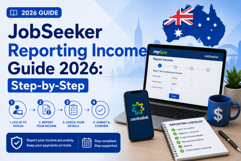 JobSeeker Reporting Income Guide 2026: Step-by-Step