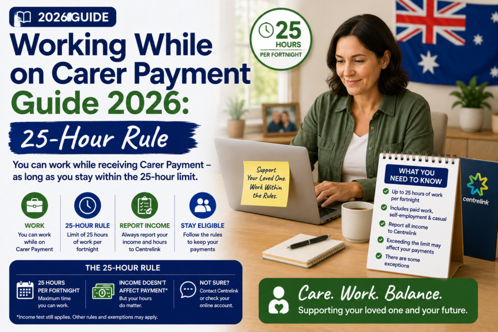 Working While on Carer Payment Guide 2026 25-Hour Rule