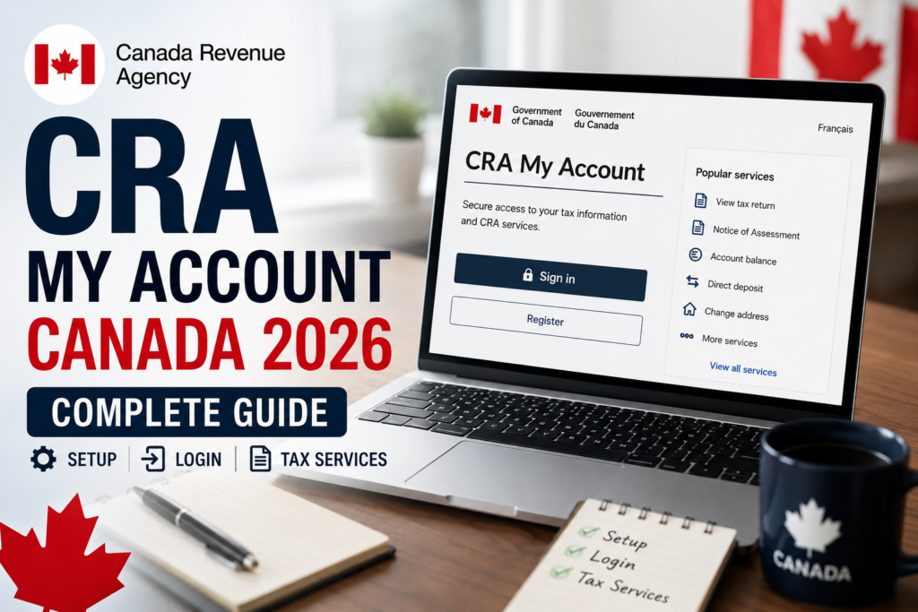 CRA My Account Canada 2026 Complete Guide to Setup, Login & Tax Services