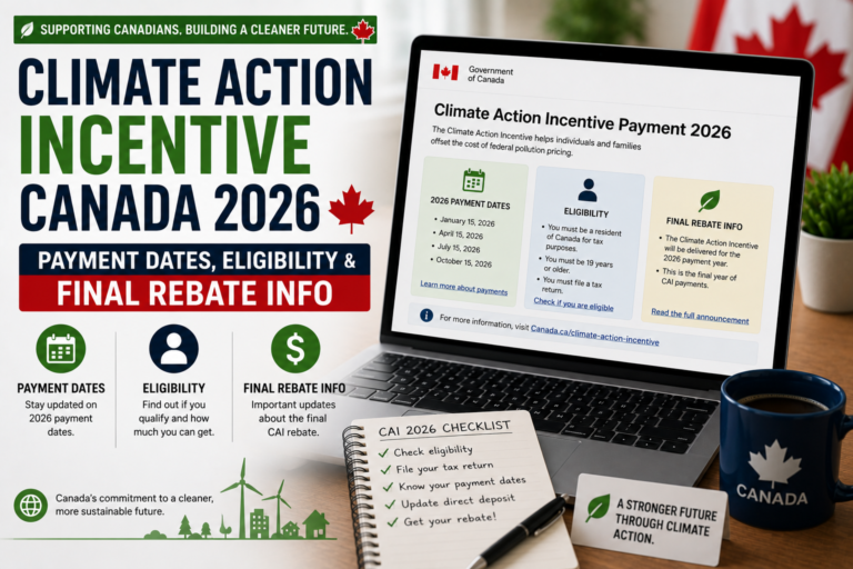 Climate Action Incentive Canada 2026: Payment Dates, Eligibility & Final Rebate Info