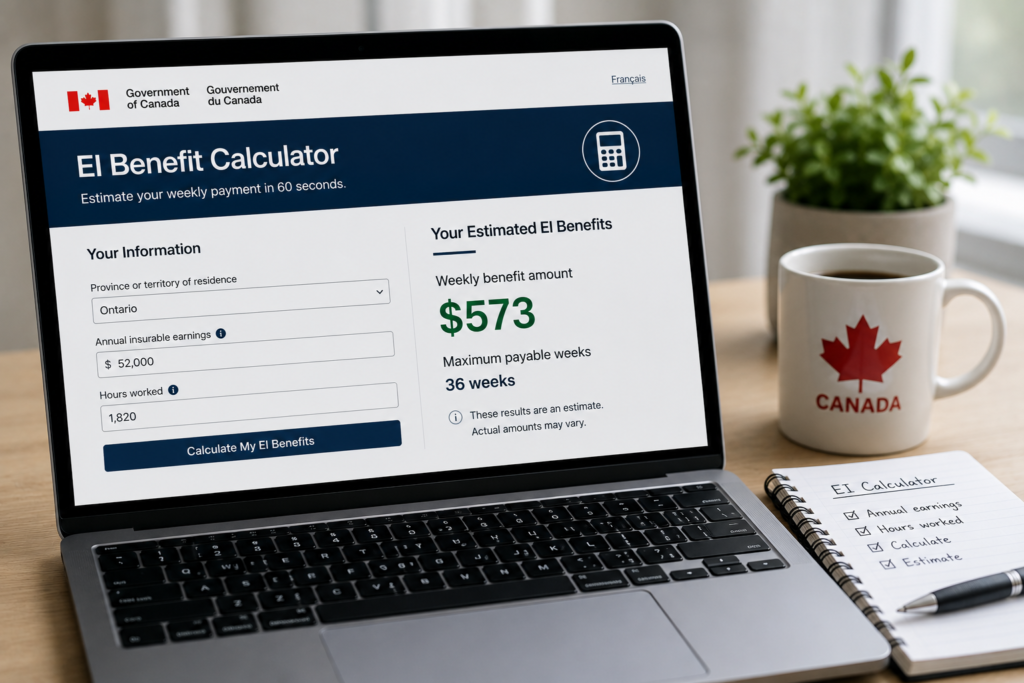 EI Benefit Calculator Canada Estimate Your Weekly Payment in 60 Seconds