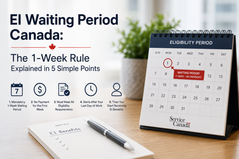 EI Waiting Period Canada: The 1-Week Rule Explained in 5 Simple Points
