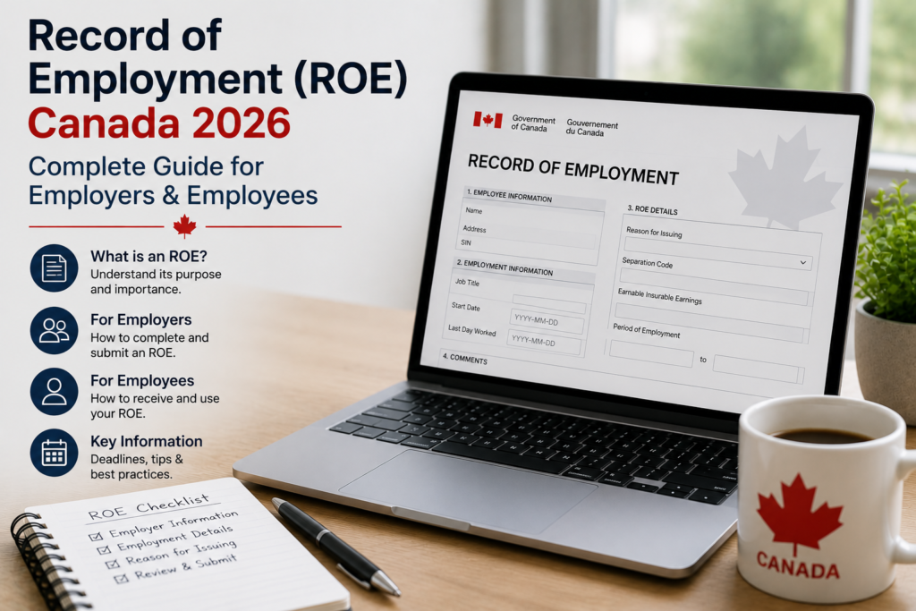 Record of Employment (ROE) Canada 2026 Complete Guide for Employers & Employees