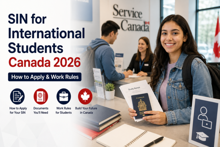 SIN for International Students Canada 2026 How to Apply & Work Rules